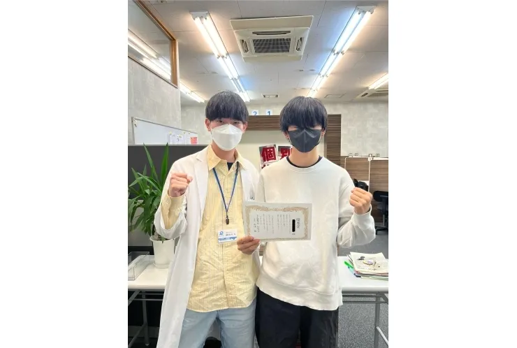 T.Sさん！学年末テストにて数学90点以上を獲得！＆理科で２０点以上アップ！