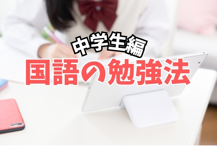 中学生向け勉強アドバイス～国語編～