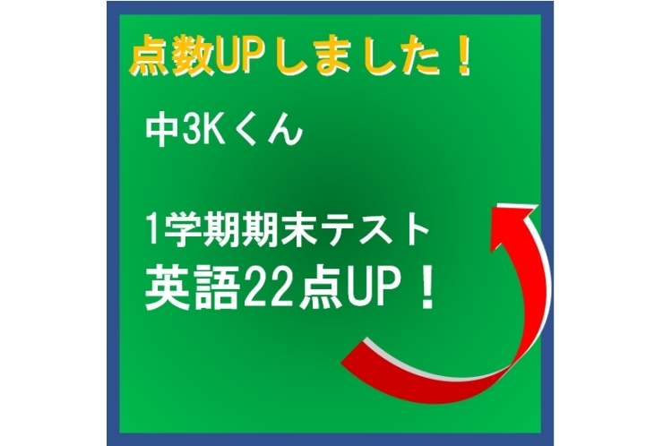 英語22点UP！