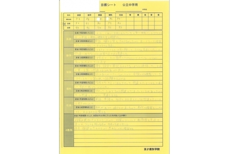 テストが終わったら何をしますか？