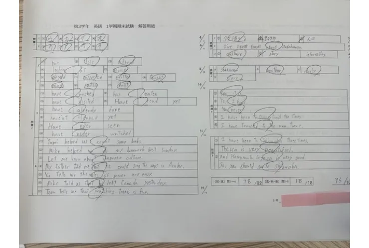 期末テスト結果！！　その2