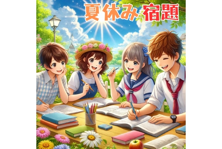 夏休みの宿題は8/10までに終わらせます！