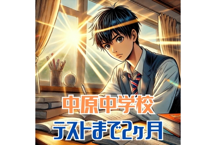 【中原中】テストまで2ヶ月です！