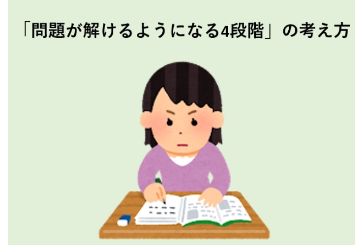 「問題が解けるようになる4段階」の考え方
