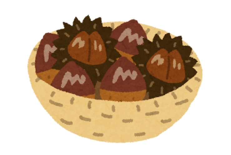 自習生に秋の味覚(？)をプレゼント！