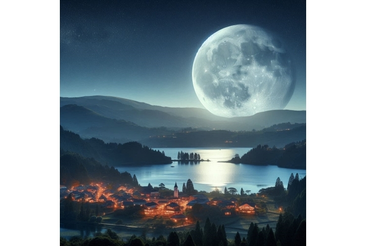 2024年最大のスーパームーン！