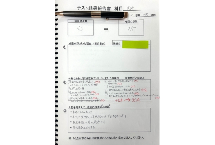 一部のテスト結果公開します！！