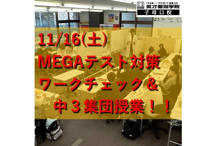 【テスト対策】11/16(土)ワークチェック実施しました！！！