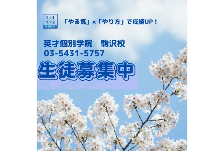 はじめまして！塾講師の櫻井希己です ！