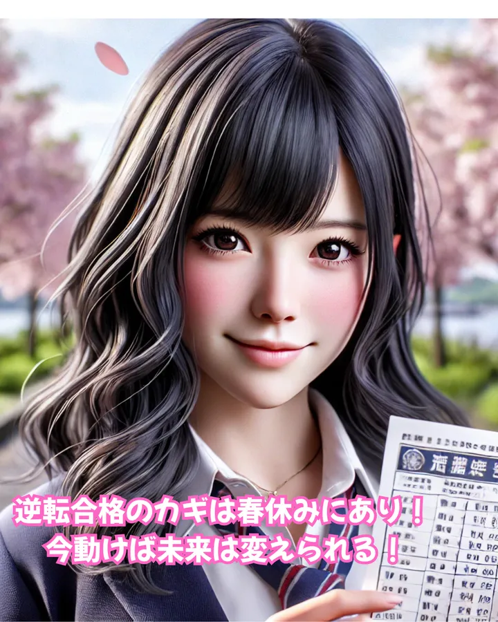 逆転合格のカギは春休みにあり！ 今動けば未来は変えられる！