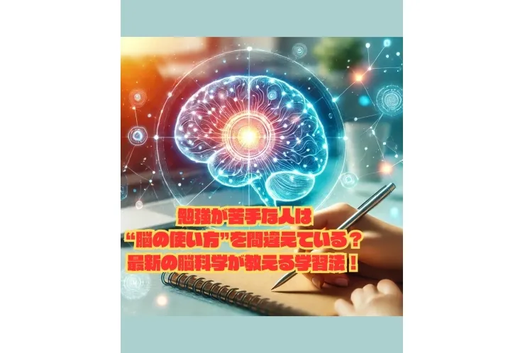 勉強が苦手な人は“脳の使い方”を間違えている？最新の脳科学が教える学習法！