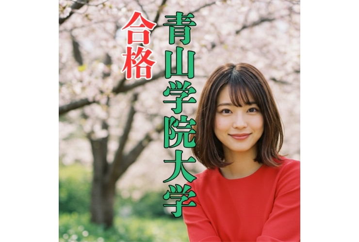 青山学院大学に合格しました！