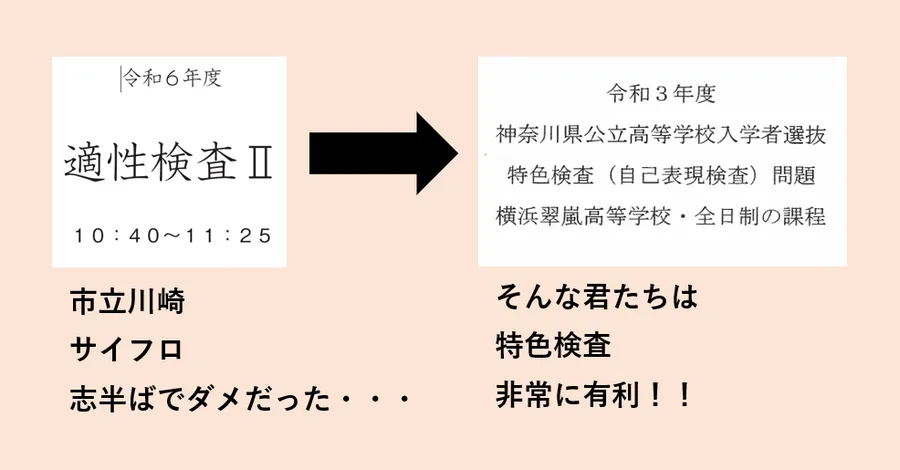 適性検査➡特色検査！！
