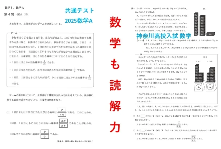 算数・数学も読解力の時代✋