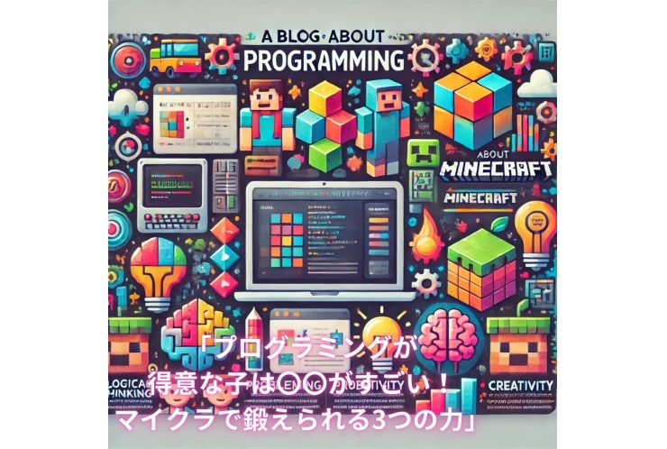 【コードアドベンチャー】プログラミングが得意な子は〇〇がすごい！マイクラで鍛えられる3つの力
