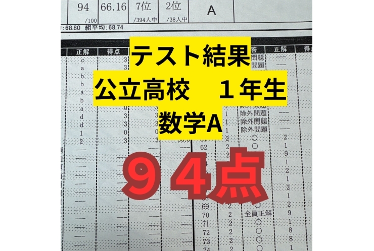 テスト結果速報！！