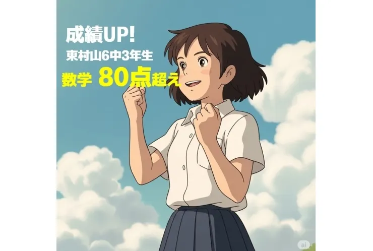 東村山６中の３年生　成績UP！