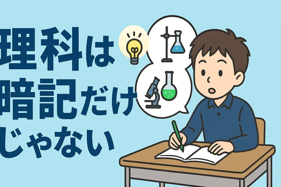 理科は暗記だけじゃない！！
