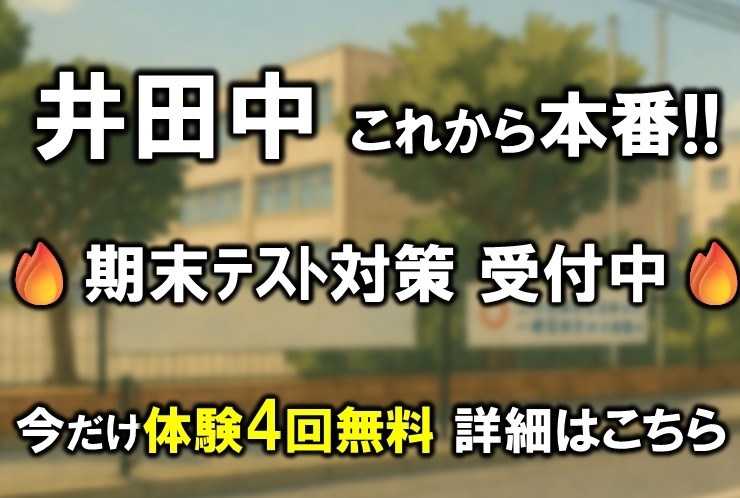井田中生 注目！