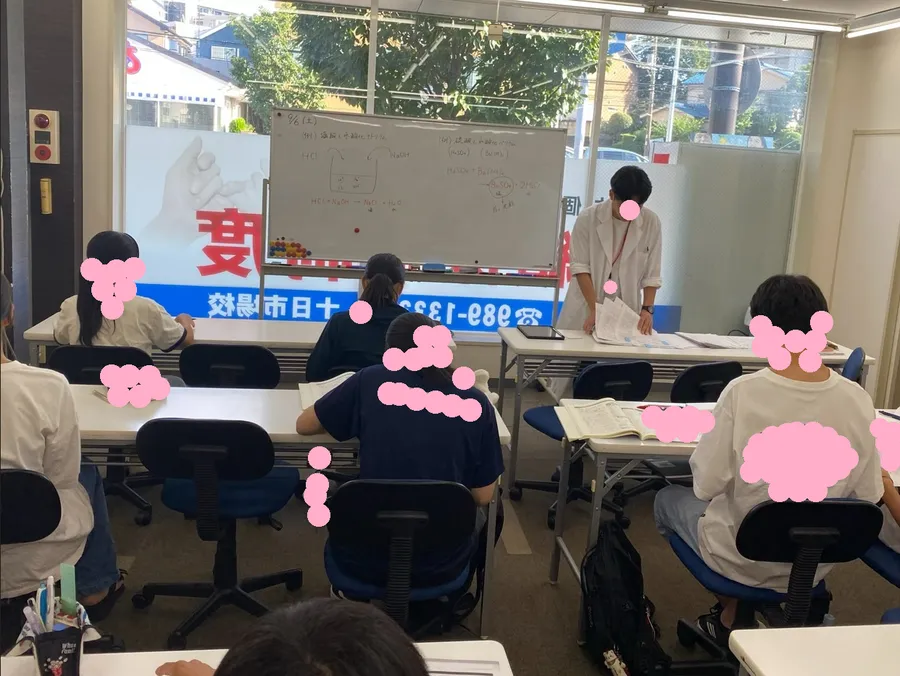 定期試験対策の様子