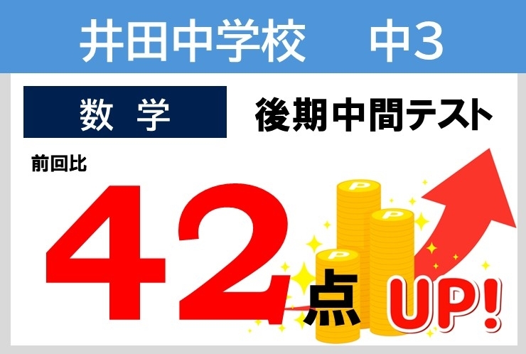 2025年度後半 成績向上例！