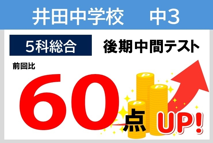 2025年度後半 成績向上例！