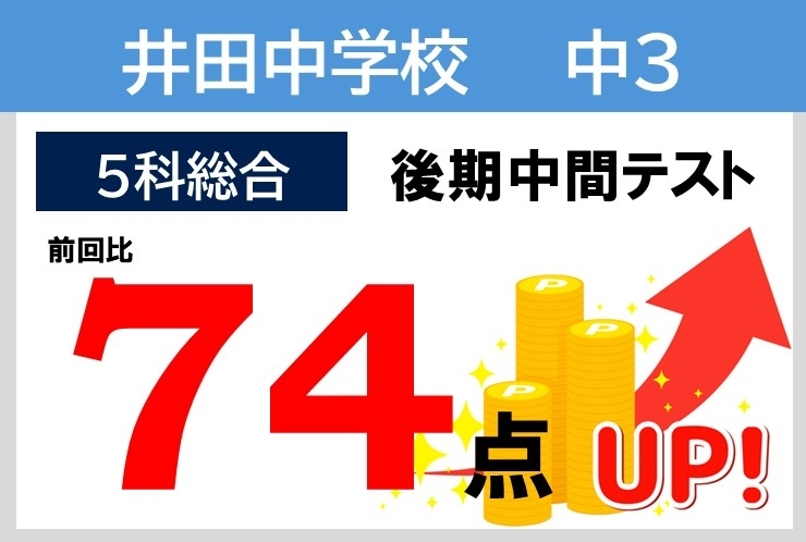 2025年度後半 成績向上例！