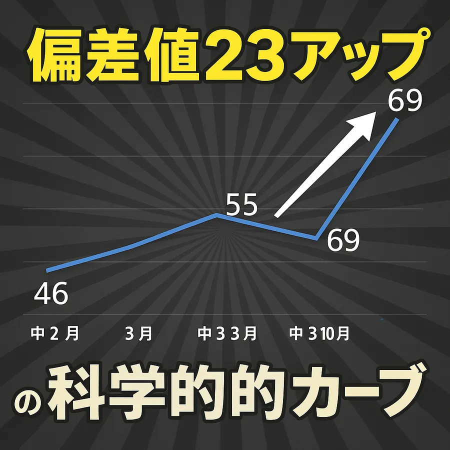 偏差値23アップの”裏側にあった“科学的な成長カーブ