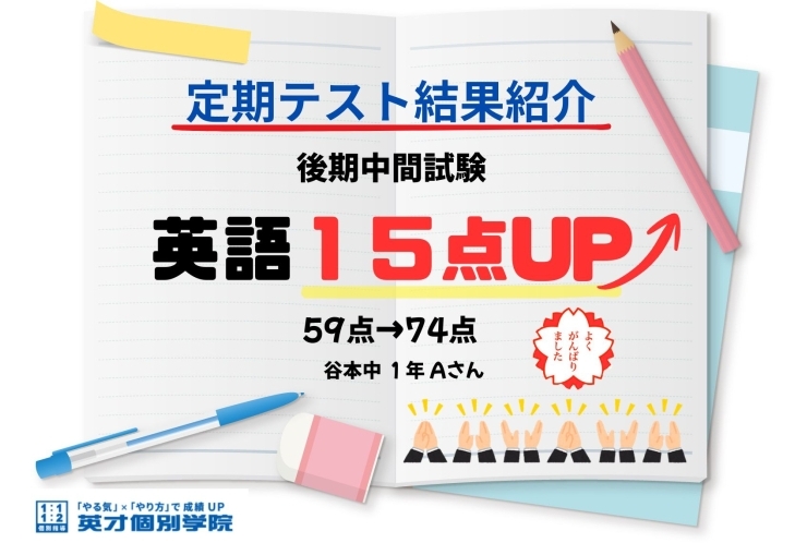 後期中間試験　テスト結果！