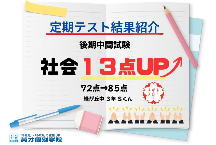 後期中間試験　テスト結果！