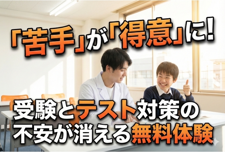 無料体験授業をご活用下さい！