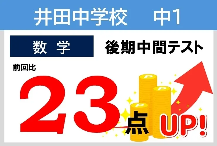 2025年度後半 成績向上例！