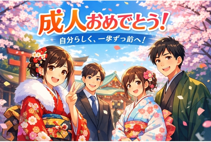 成人式。なんだか、しみじみする日ですね。