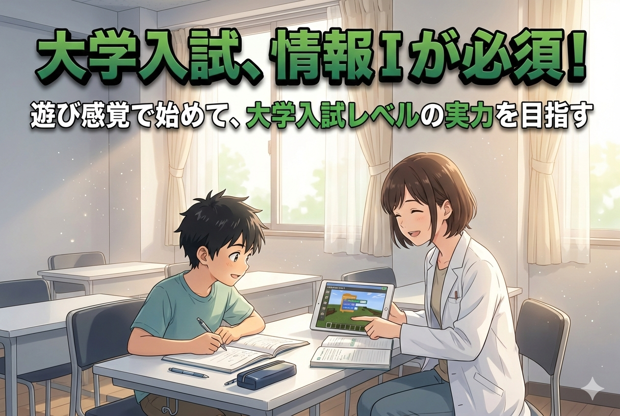 プログラミングはテスト、入試で必須に！