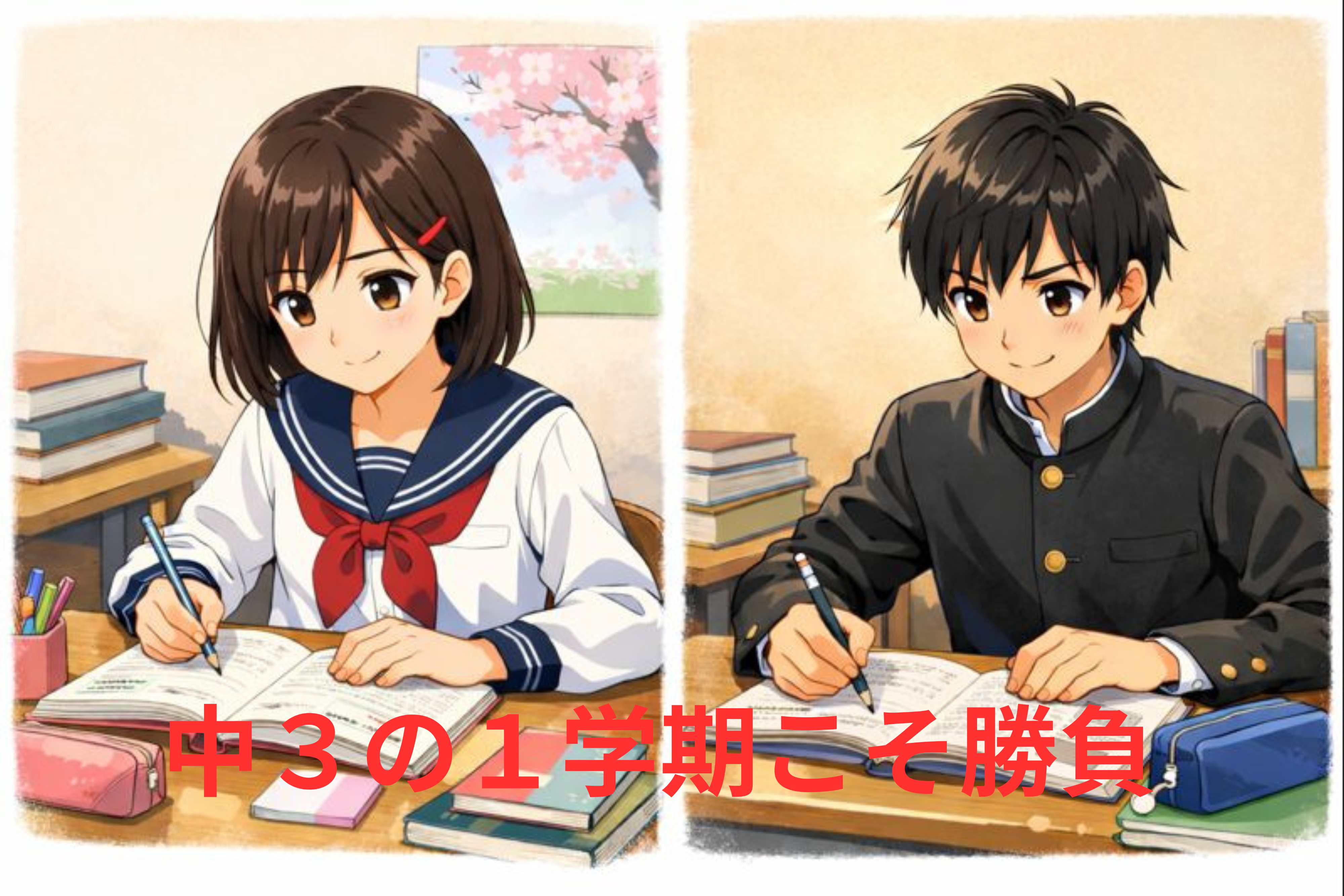 中学２年生は今が勝負